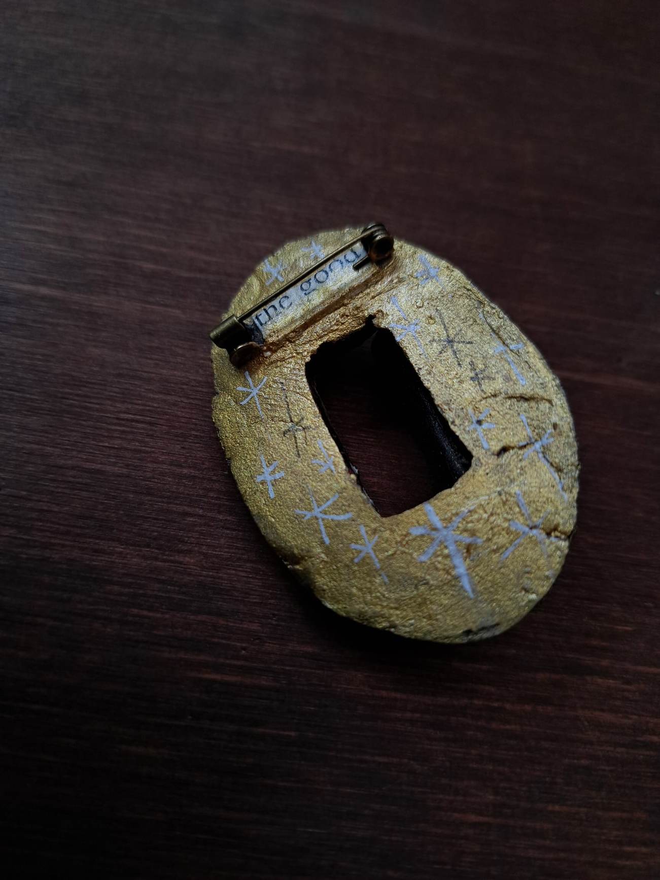 Ceramic Brooch / The Door Opens Tonight 今夜扉は開きます