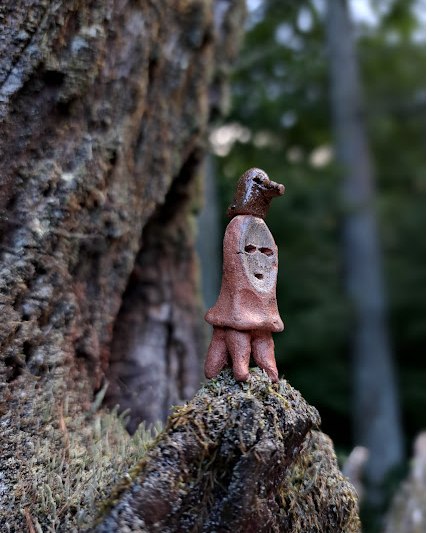 ④Forest Spirit Miniature Ceramic Sculptures | 森のスピリット陶器ミニチュアスカルプチャー