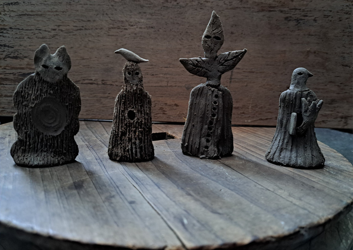 ④Forest Spirit Miniature Ceramic Sculptures | 森のスピリット陶器ミニチュアスカルプチャー