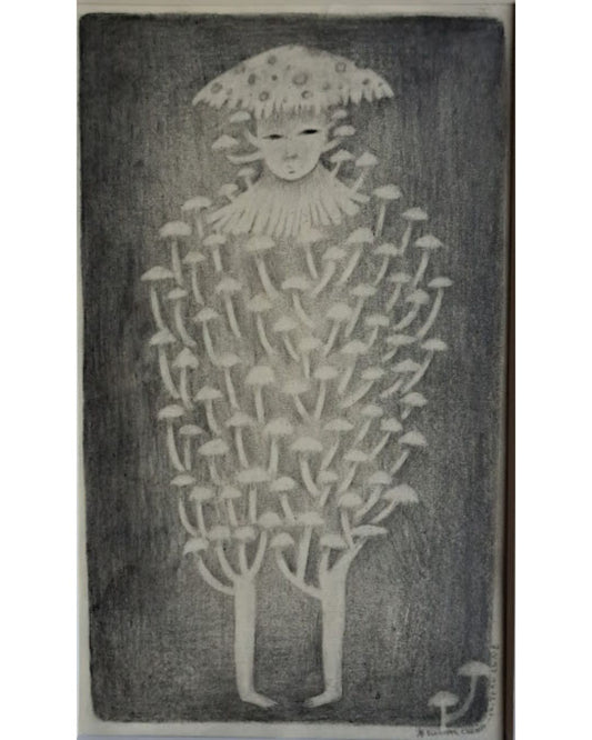 Drawing / The Mushroom Keeper キノコの番人