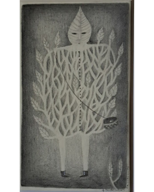 Drawing / The Leaf Sower 葉をまく精霊