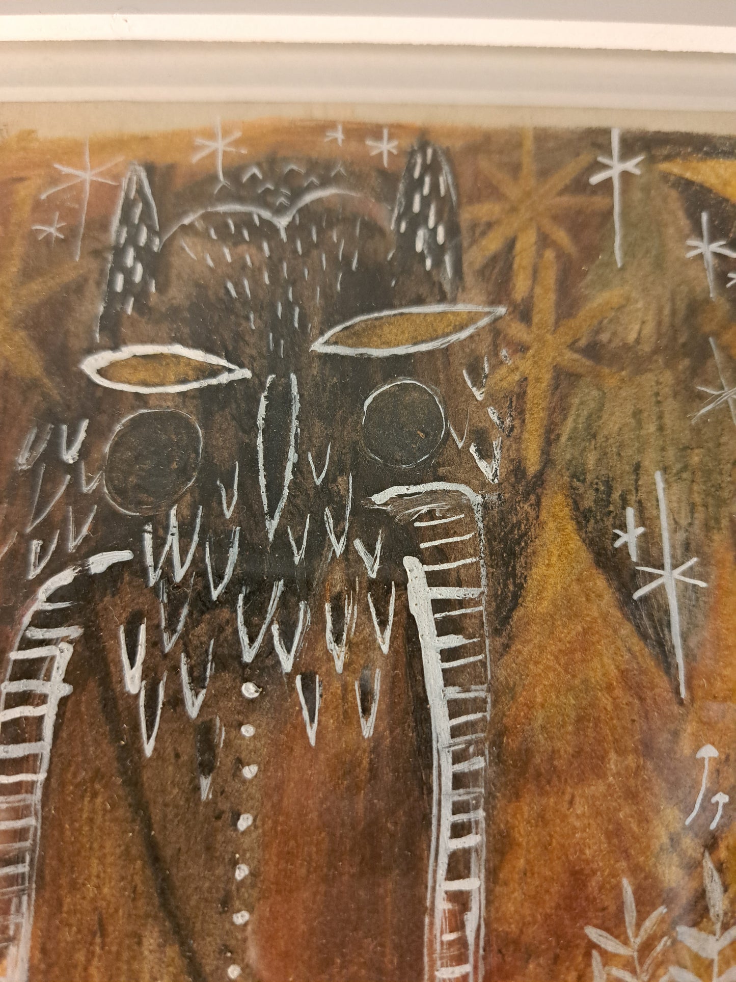 Drawing / The night takes color 色づく夜