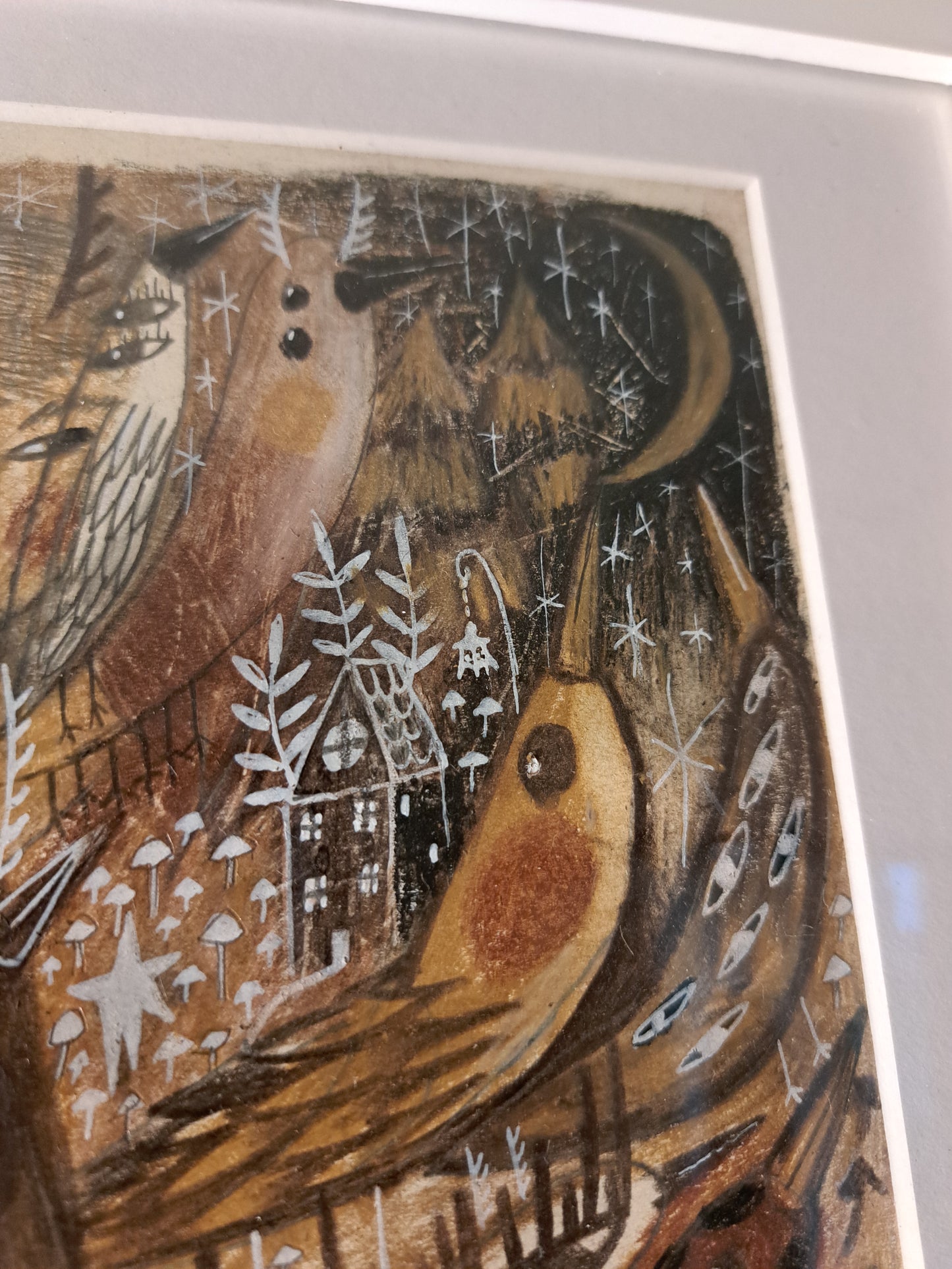Drawing / Invite the forest to eat in your house あなたの家の食事に森を招いて