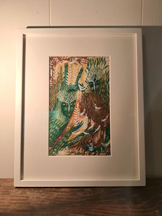 Drawing / In a hidden corner of the world 世界の隠れた片隅に