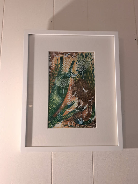 Drawing / In a hidden corner of the world 世界の隠れた片隅に