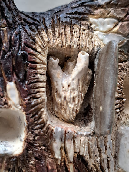 Ceramic Sculpture / Let's Fly With The Stars 星と一緒に飛びましょう(2024年新制作展35キューブ部門入選作品)