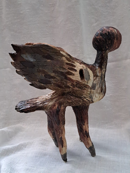 Ceramic Sculpture / Let's Fly With The Stars 星と一緒に飛びましょう(2024年新制作展35キューブ部門入選作品)