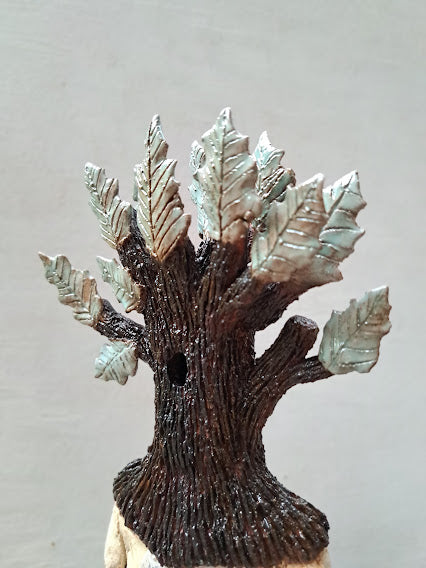 Ceramic Sculpture / Tree Can Talk 木は話せる
