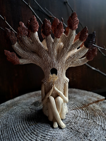 Ceramic Sculpture / Kinokokoro, Tree Spirit Being 木子精(きのこころ)#3