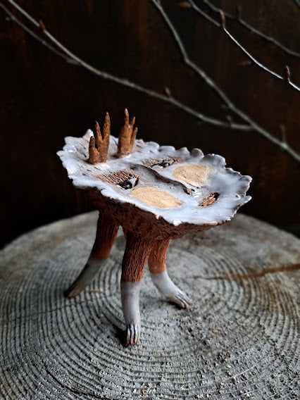 Ceramic Sculpture / Let your face go for a walk あなたのお顔を散歩に行かせてください