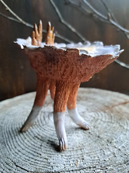 Ceramic Sculpture / Let your face go for a walk あなたのお顔を散歩に行かせてください