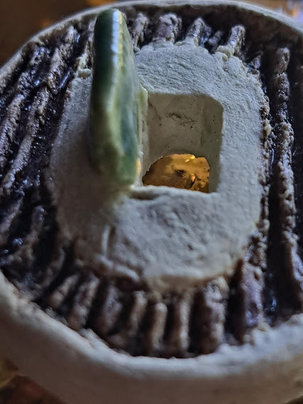 Ceramic Brooch / Enter In A Tree