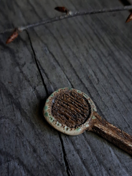Ceramic Brooch / Find The Door
