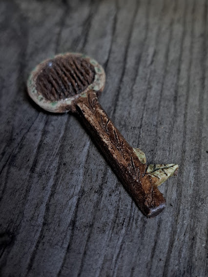 Ceramic Brooch / Find The Door