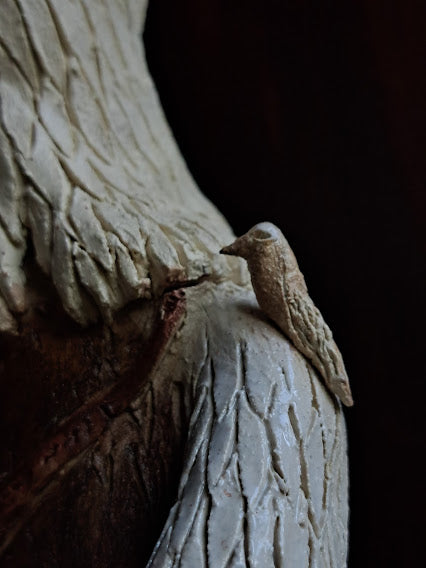 Ceramic Sculpture / The Whispering Bird ささやき鳥