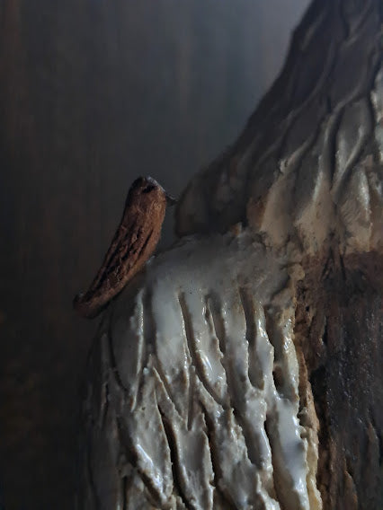 Ceramic Sculpture / The Whispering Bird ささやき鳥