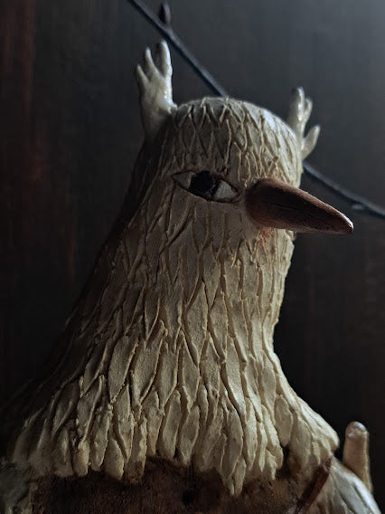 Ceramic Sculpture / The Whispering Bird ささやき鳥
