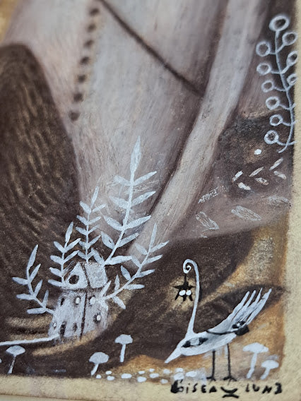 Drawing / Guided by the Deer Spirit 鹿の精霊に導かれて