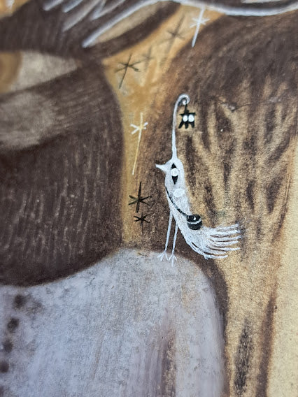 Drawing / Guided by the Deer Spirit 鹿の精霊に導かれて