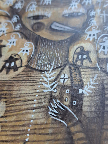 Drawing / Guided by the Lanterns 灯籠に導かれて