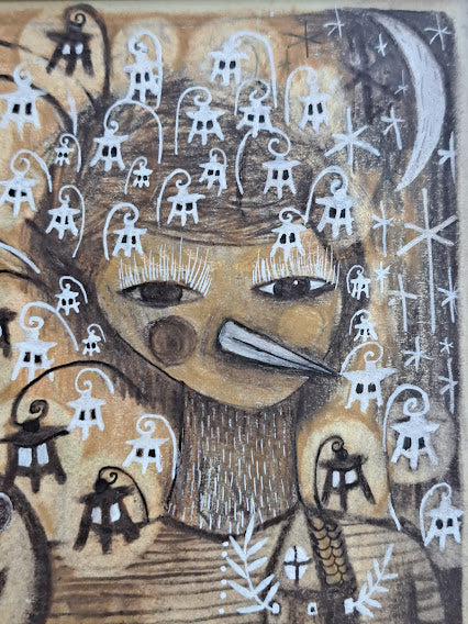 Drawing / Guided by the Lanterns 灯籠に導かれて