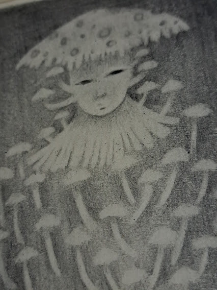Drawing / The Mushroom Keeper キノコの番人