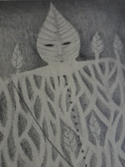 Drawing / The Leaf Sower 葉をまく精霊