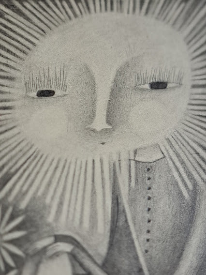 Drawing / The Sun Fell on Me 太陽が私の上に降ってきた