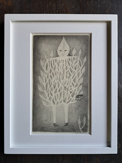 Drawing / The Leaf Sower 葉をまく精霊