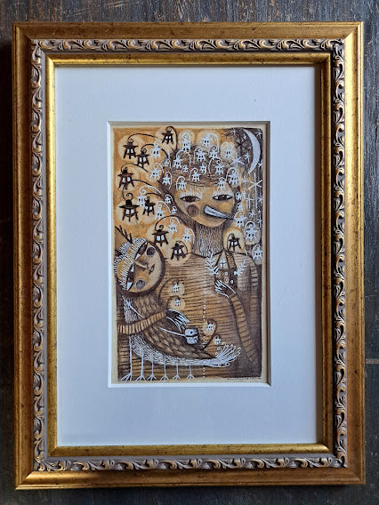 Drawing / Guided by the Lanterns 灯籠に導かれて