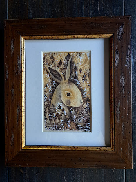 Drawing / The Rabbit Brings a Message 兎がメッセージをもたらす