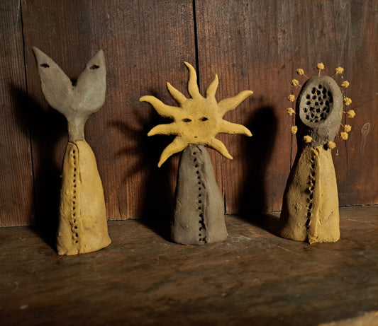⑤Forest Spirit Small Ceramic Sculptures | 森のスピリット陶器スモールスカルプチャー