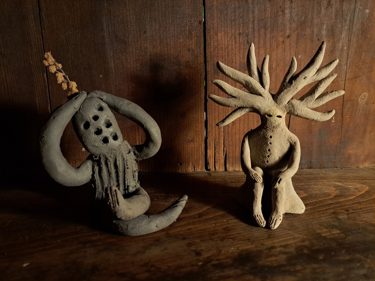 ⑤Forest Spirit Small Ceramic Sculptures | 森のスピリット陶器スモールスカルプチャー