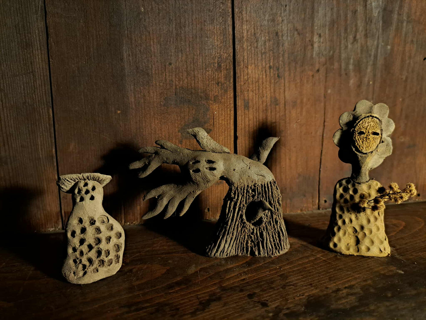 ⑤Forest Spirit Small Ceramic Sculptures | 森のスピリット陶器スモールスカルプチャー