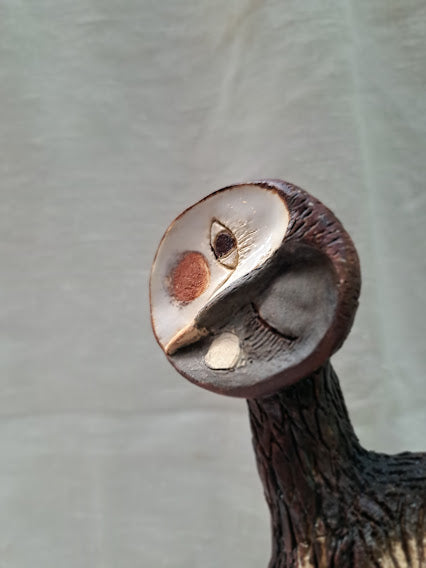 Ceramic Sculpture / Let's Fly With The Stars  星と一緒に飛びましょう（2024年新制作展35キューブ部門入選作品）