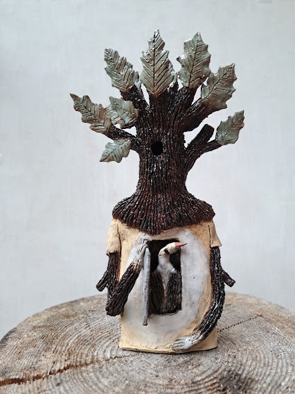 Ceramic Sculpture / Tree Can Talk 木は話せる