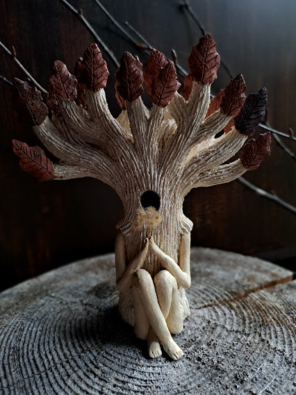 Ceramic Sculpture / Kinokokoro, Tree Spirit Being 木子精（きのこころ）#3