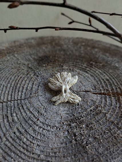 Ceramic Brooch / Tree Spirit